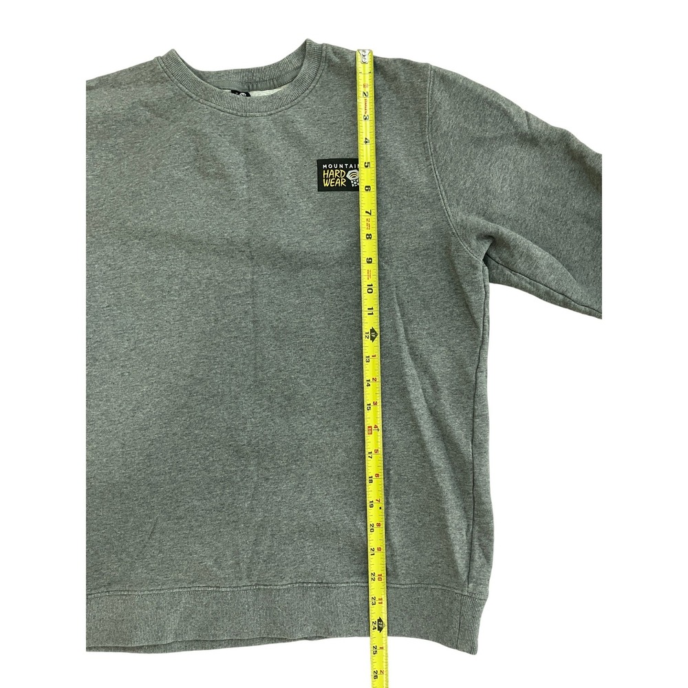 Mountain Hardwear Mens Gray Organic Cotton Logo Crewneck Sweatshirt OM9099 M - Picture 5 of 8